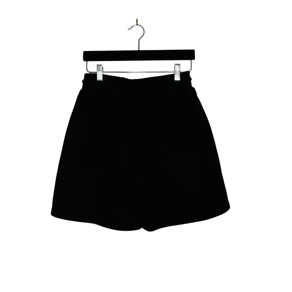 COMFRT Basic Fleece Short in Onyx Black